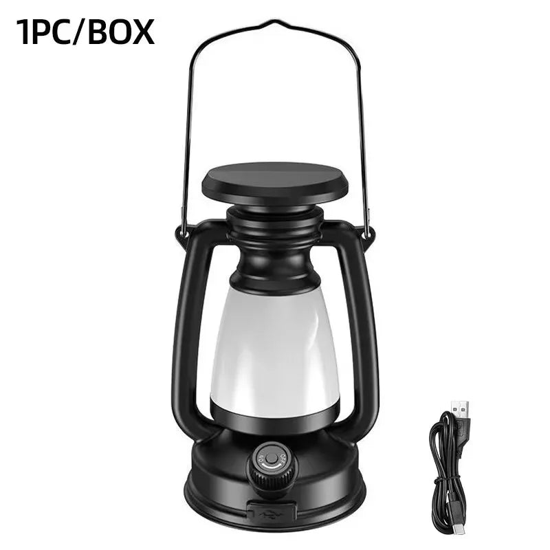 Charging Decoration Atmosphere Light Retro Horse Light Led Desk Lamp Outdoor Camping Bar Light Table Light Lantern Home Decor The Home Essentials