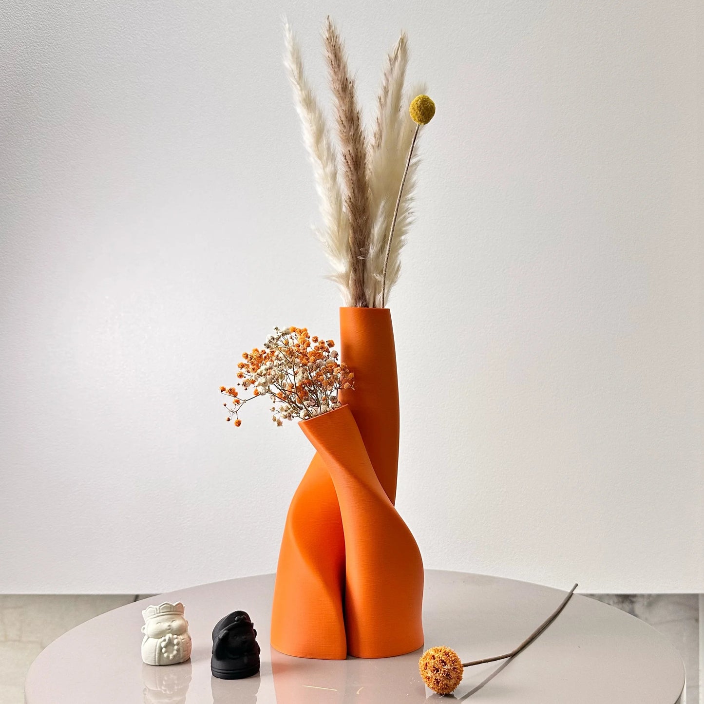2 Piece Set of Special-Shaped Double Vase, Creative Dried Flower Vase, Multi-Color Optional, Suitable for Living Room, Kitchen, The Home Essentials