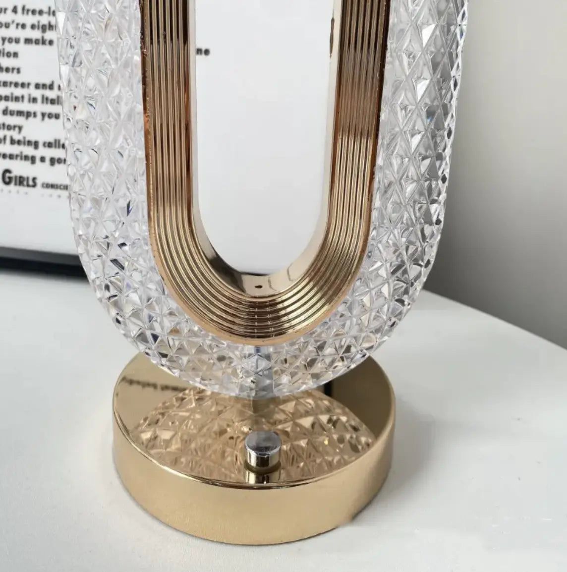 Modern Crystal Touch Lamp The Home Essentials