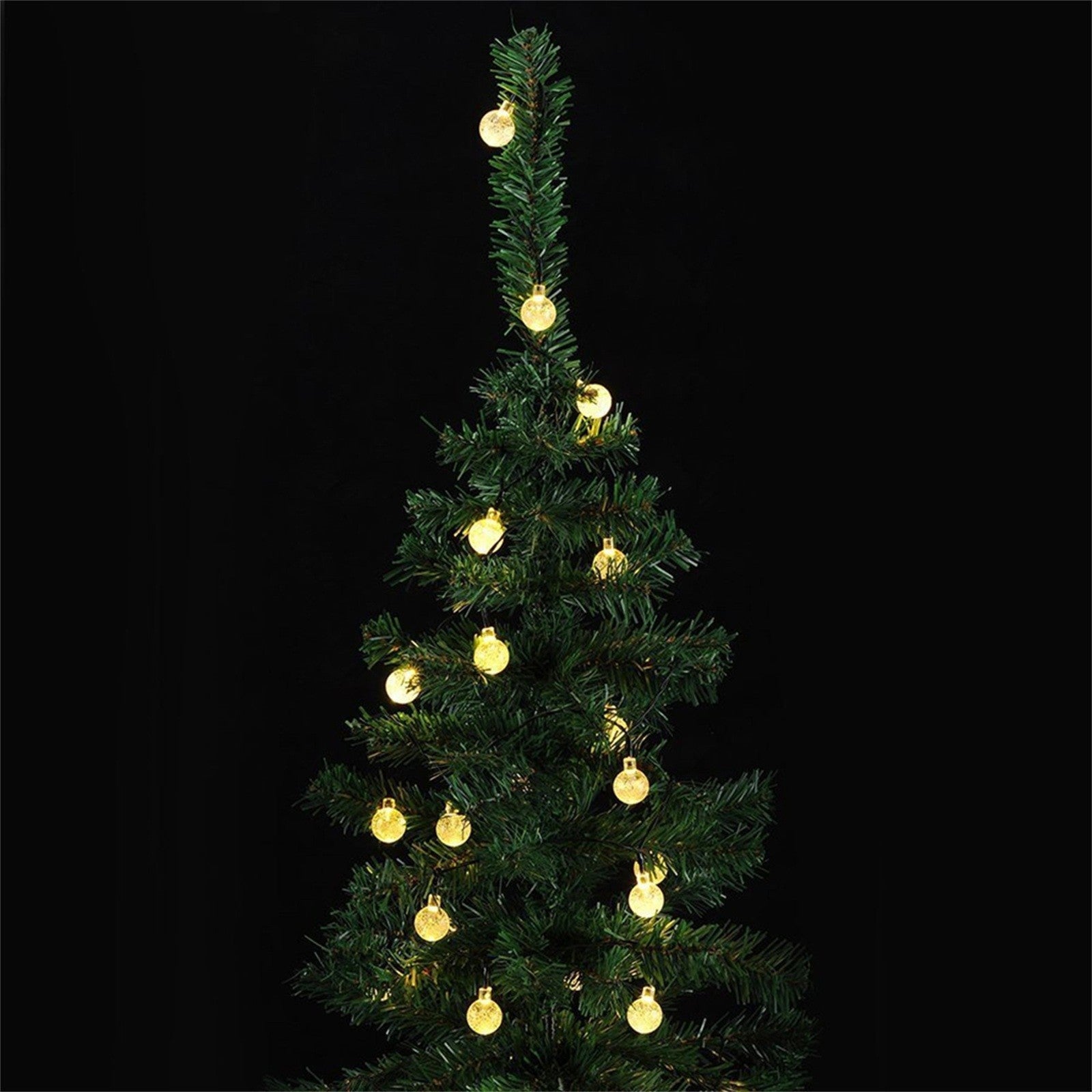 Solar Bubble Balls Lamp String Lights Outdoor Water Drops Outdoor Waterproof Orb Christmas Lights Patio Holiday Party The Home Essentials