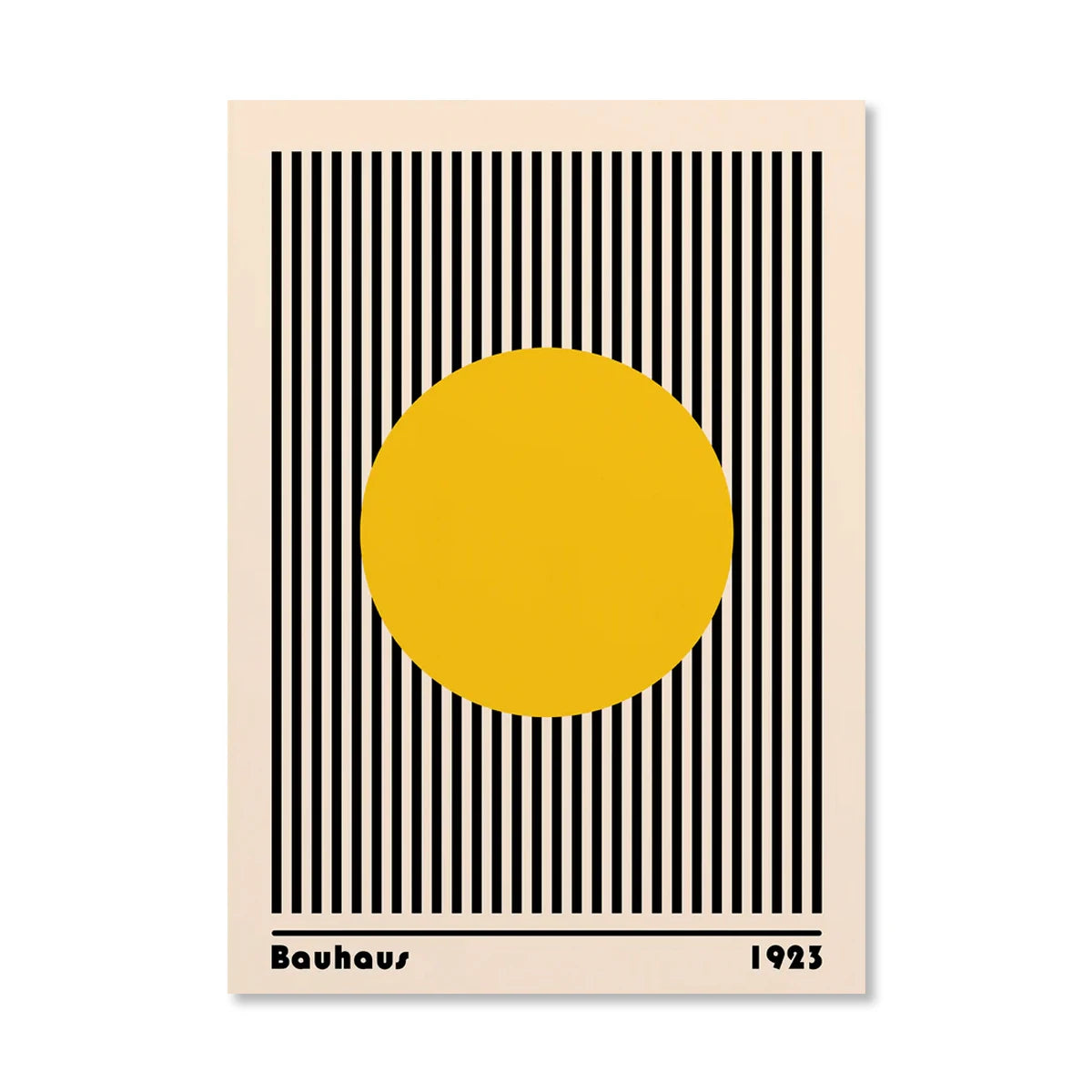 Abstract Orange Bauhaus Geometric Poster Pop Art Sunrise & Bicycle Wall Art Prints for Modern Living Room Dormitory Home Decor The Home Essentials