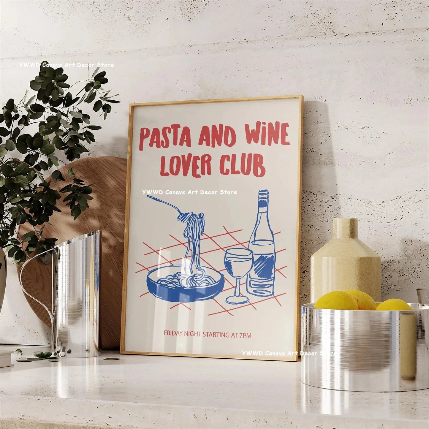 Bon Appetit Typesetting Kitchen Canvas Printing Moka Pot Espresso Art Poster for Modern Living Room Dining Room Home Decor Gift The Home Essentials