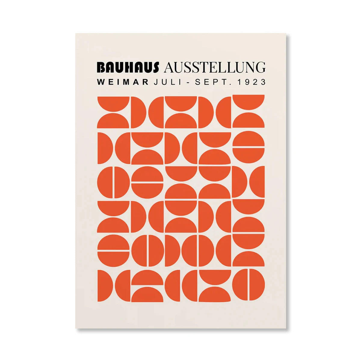 Abstract Orange Bauhaus Geometric Poster Pop Art Sunrise & Bicycle Wall Art Prints for Modern Living Room Dormitory Home Decor The Home Essentials