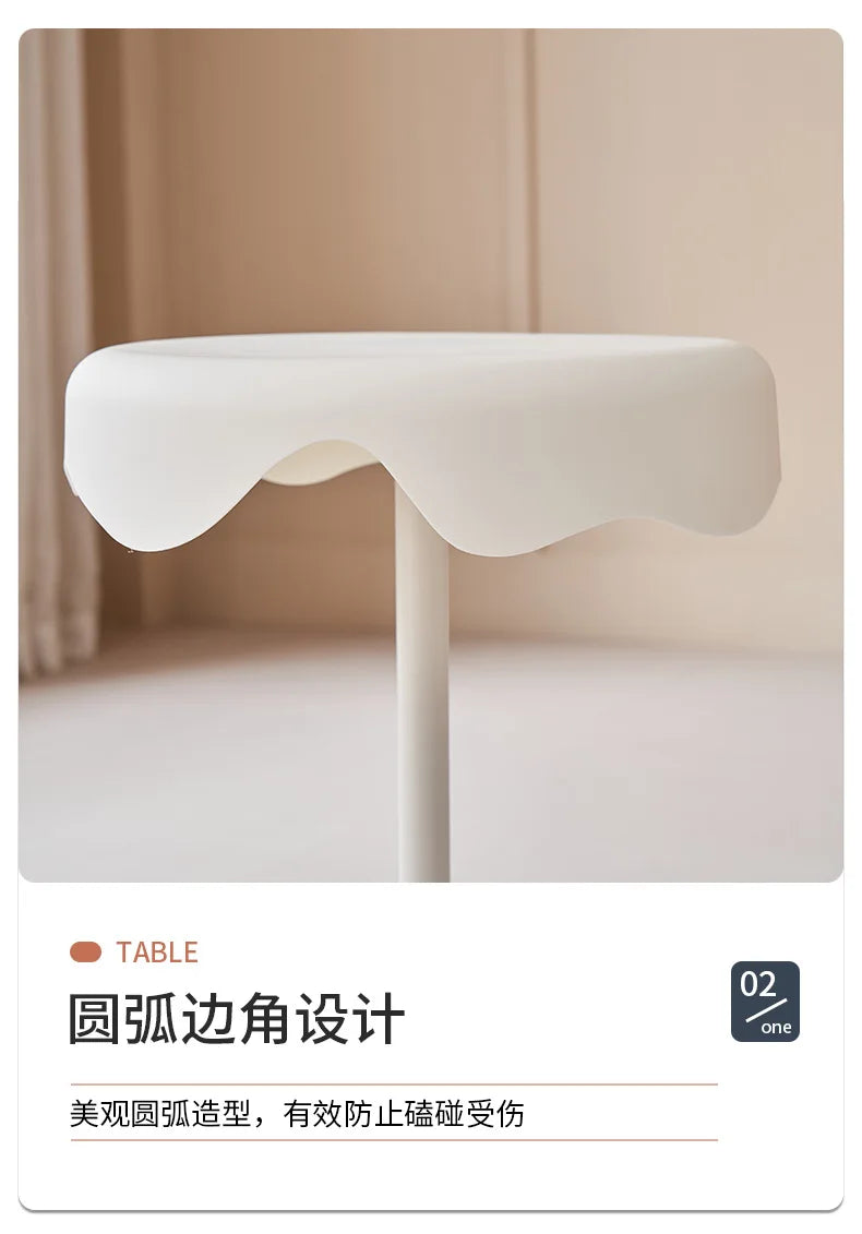 Internet celebrity ice cream rack coffee table mobile small side table bedside table tatami tea table sofa coffee table bed