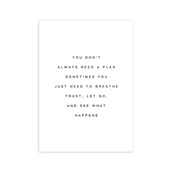 Nordic Motivational Quotes Text Posters Wall Art Pictures Print Letters Canvas Painting Office Home Living Room Decor The Home Essentials
