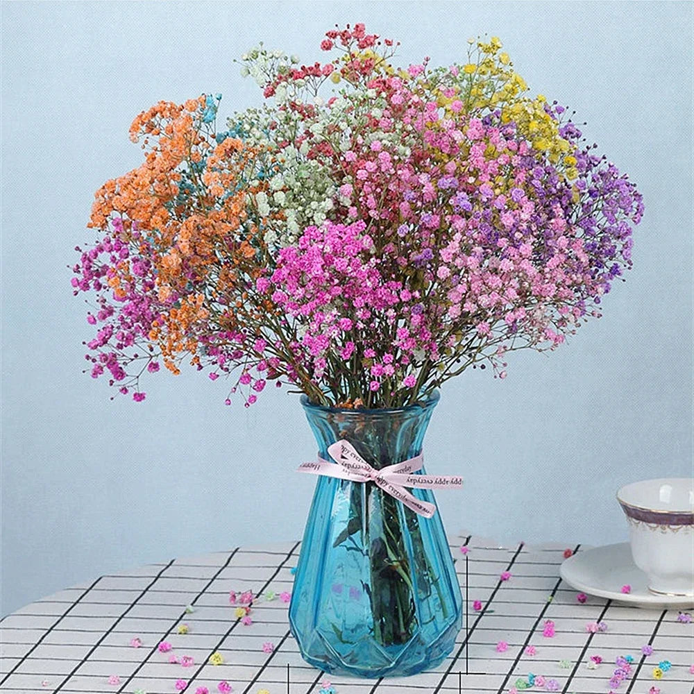 40-50cm Natural Fresh Dried Flowers Gypsophila paniculata,Baby's Breath Flower bouquets,gift & Wedding Decoration,Home Decor