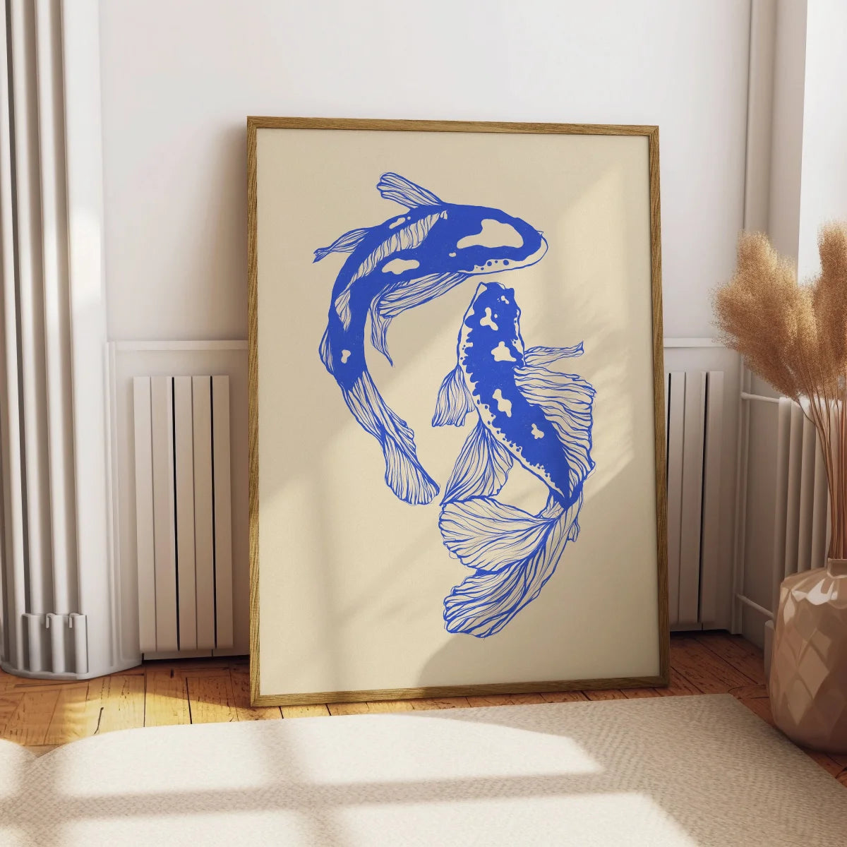 Japanese Red Koi Fish Canvas Prints Poster Modern Minimalism Aesthetic Art Prints Bedroom Kitchen Home Decor Art Poster Gifts The Home Essentials