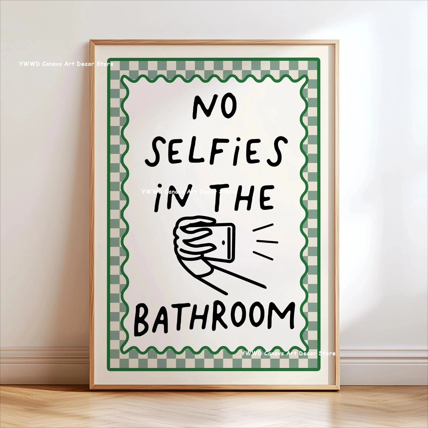 Wash Your Paws Black Cat Animal Canvas Print Funny Bathroom Quote Wall Art Poster for Modern Living Room Toilet Home Decor Gifts The Home Essentials