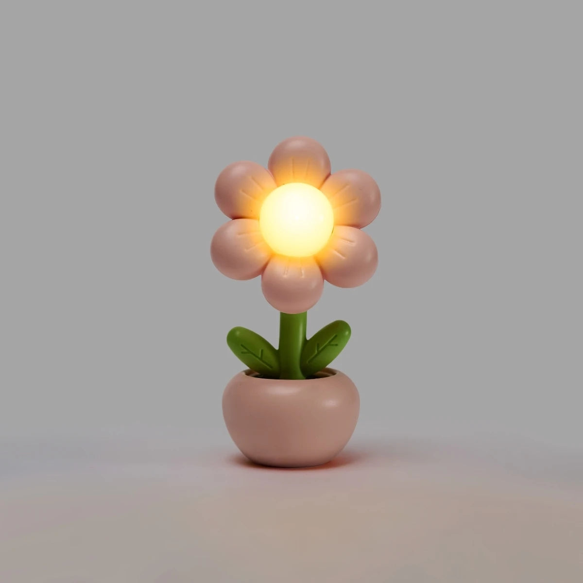 Mini LED Floral Potted Night Light For Bedroom Desk Mini Table Lamp Desktop Children's Gift Creative Decoration Night Lamp