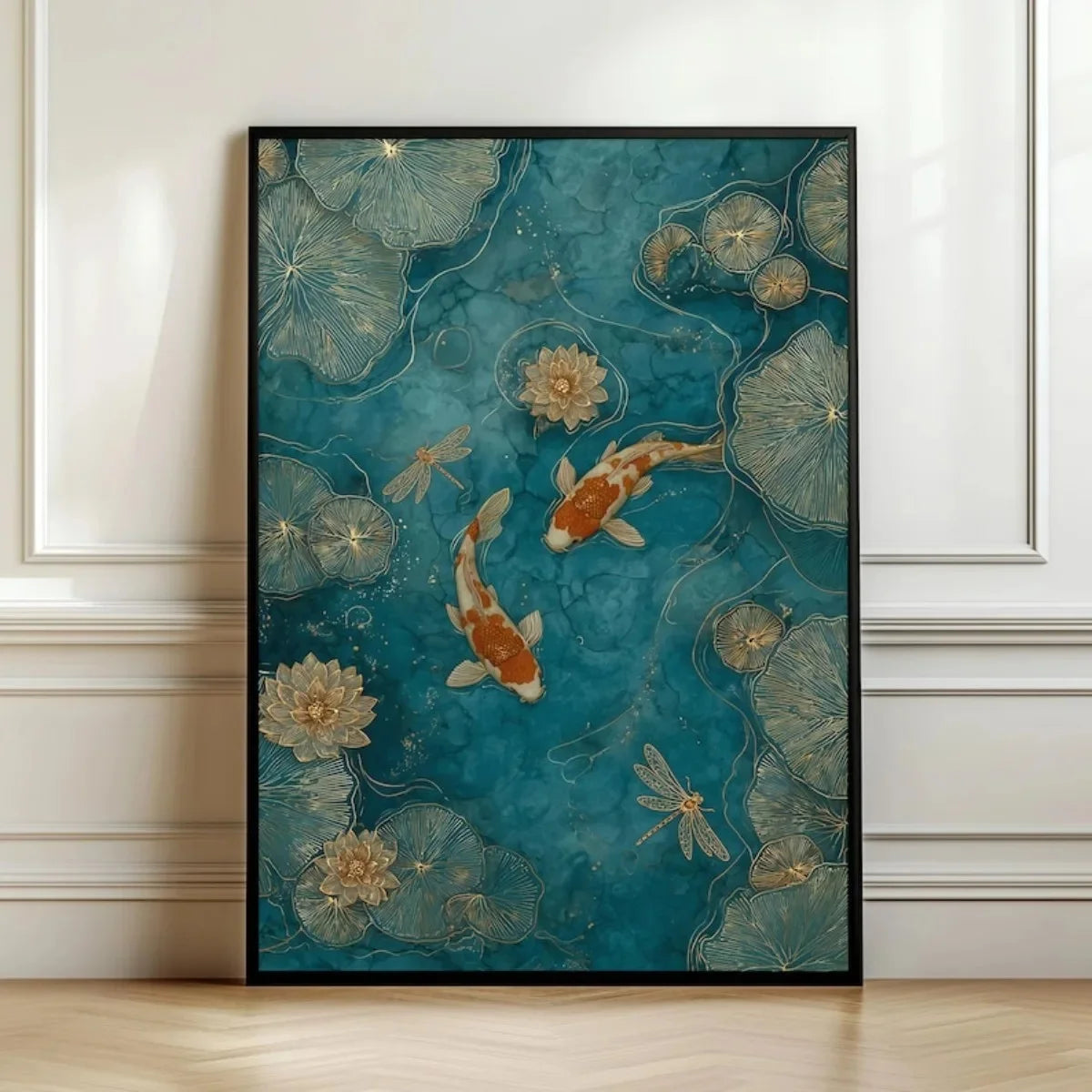 Japanese Red Koi Fish Canvas Prints Poster Modern Minimalism Aesthetic Art Prints Bedroom Kitchen Home Decor Art Poster Gifts The Home Essentials