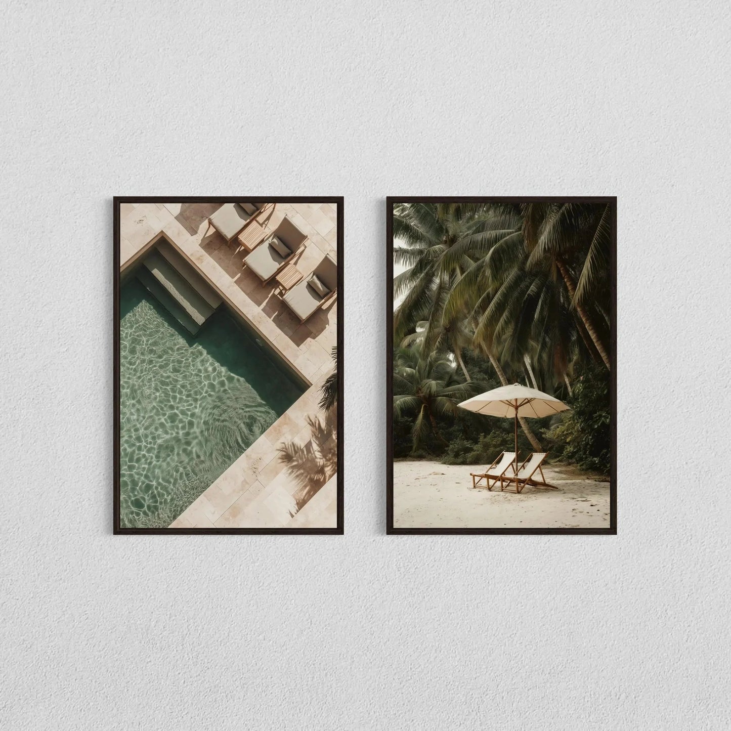 2pcs/set Neutral Olive Tree Shadow Vase Canvas Print Poster Retro Botanical Landscape Art Print Home Decor Art Poster Gifts The Home Essentials