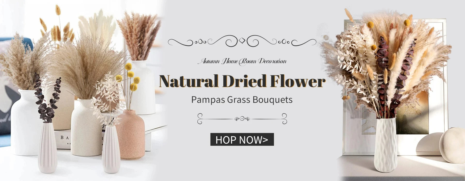 Pink White Dried Flowers Mariage Bouquet Centerpieces for Weddings Natural Pampas Grass Real Gypsophile Nordic Boho Home Decor The Home Essentials