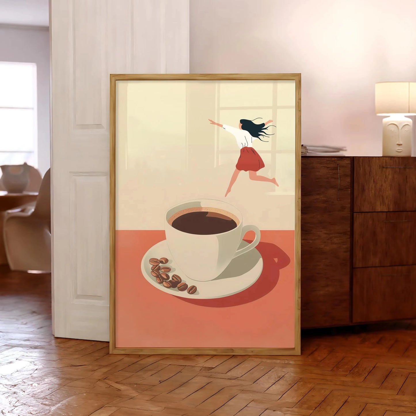 Coffee Diver Canvas Prints Kitchen Good Morning Coffee Wall Art Posters for Modern Living Room Home Decor Coffee Lovers Gifts The Home Essentials