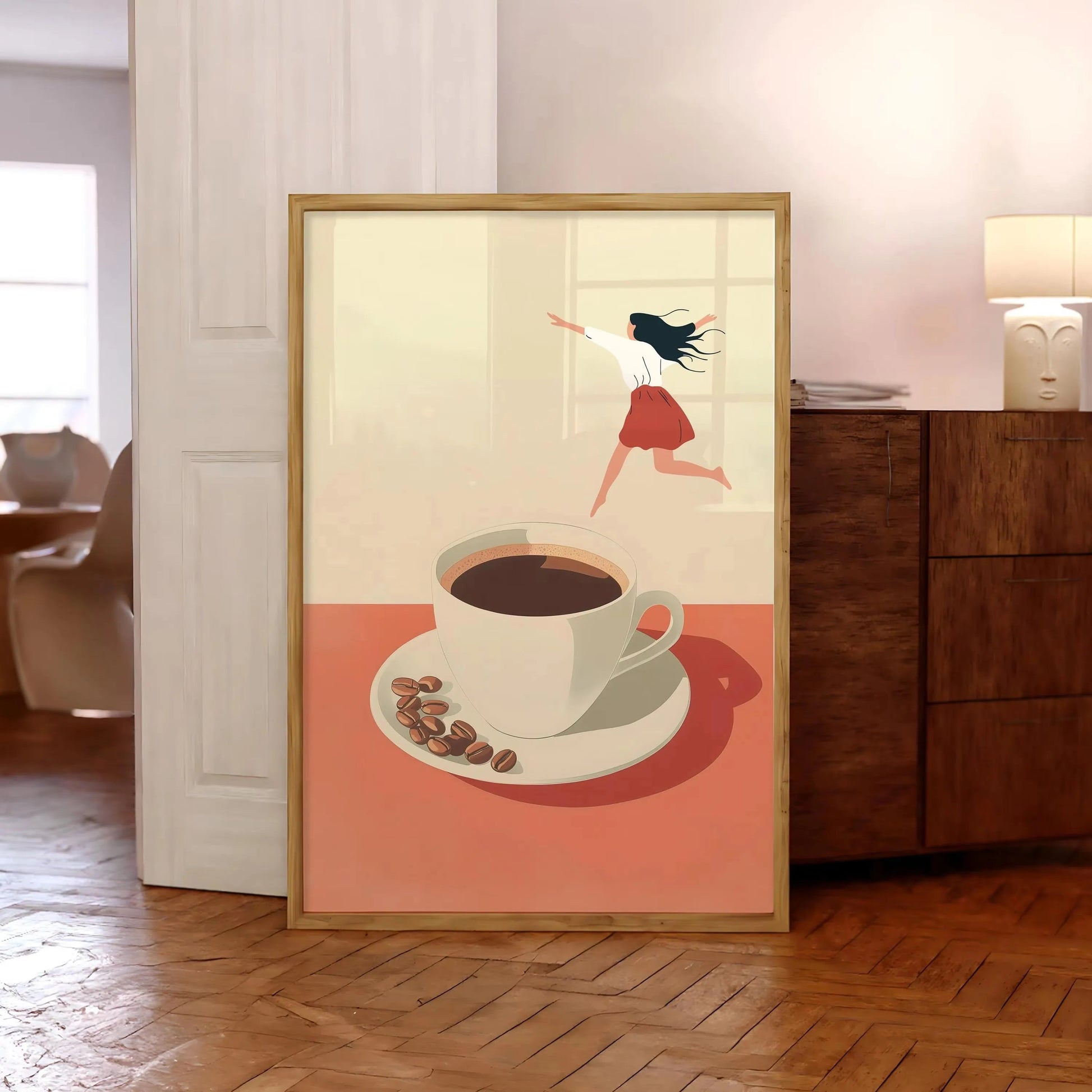 Coffee Diver Canvas Prints Kitchen Good Morning Coffee Wall Art Posters for Modern Living Room Home Decor Coffee Lovers Gifts The Home Essentials