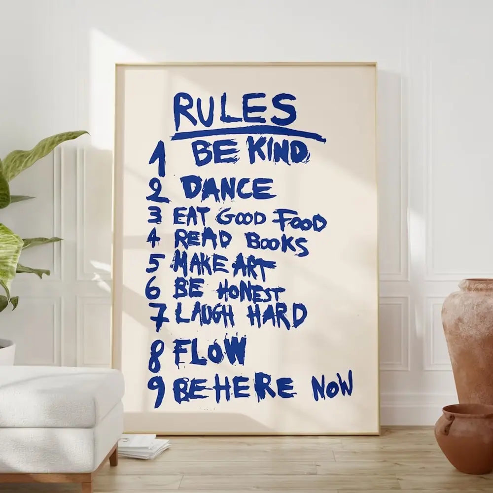 Maximalist More Amor Por Be Kind Rulers Love Quote You Looks So Good Wall Art Canvas Painting Poster For Living Room Home Decor The Home Essentials