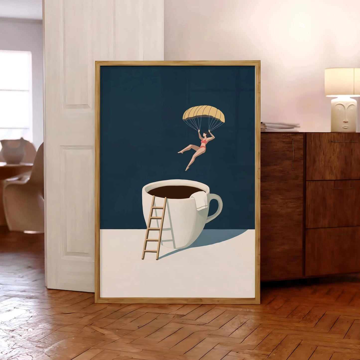 Coffee Diver Canvas Prints Kitchen Good Morning Coffee Wall Art Posters for Modern Living Room Home Decor Coffee Lovers Gifts The Home Essentials