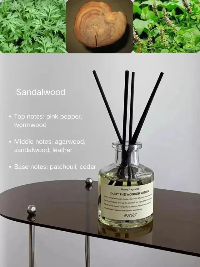 50ml Flameless Home Fragrance Room Flameless Freesia Jasmine Fragrance Oil with Reed Diffuser Stick Home Room Air Freshener Deco The Home Essentials
