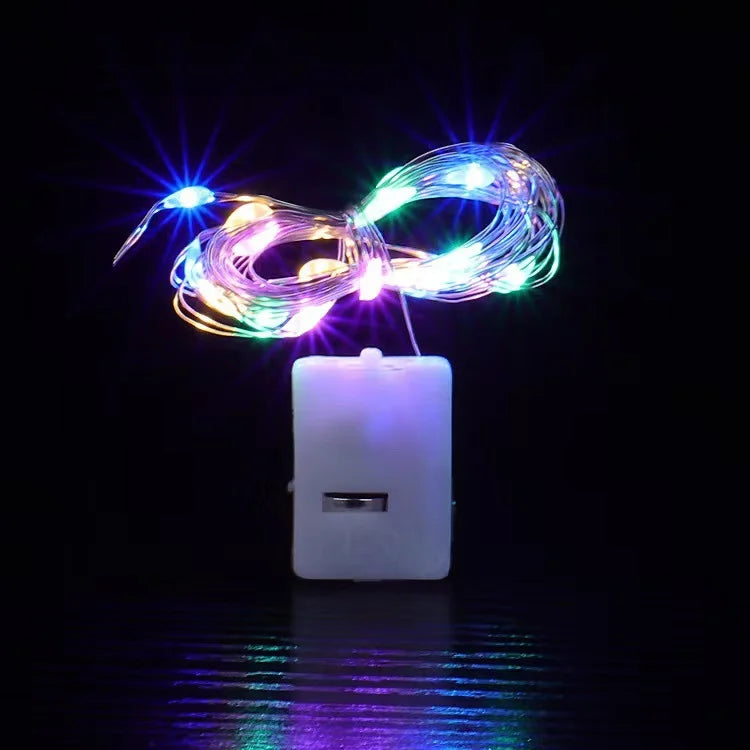 1/5/10pcs Fairy Lights String Button Battery Light Home Decor Living Bedroom Garden Christmas Wedding New Year Ornament Garland The Home Essentials
