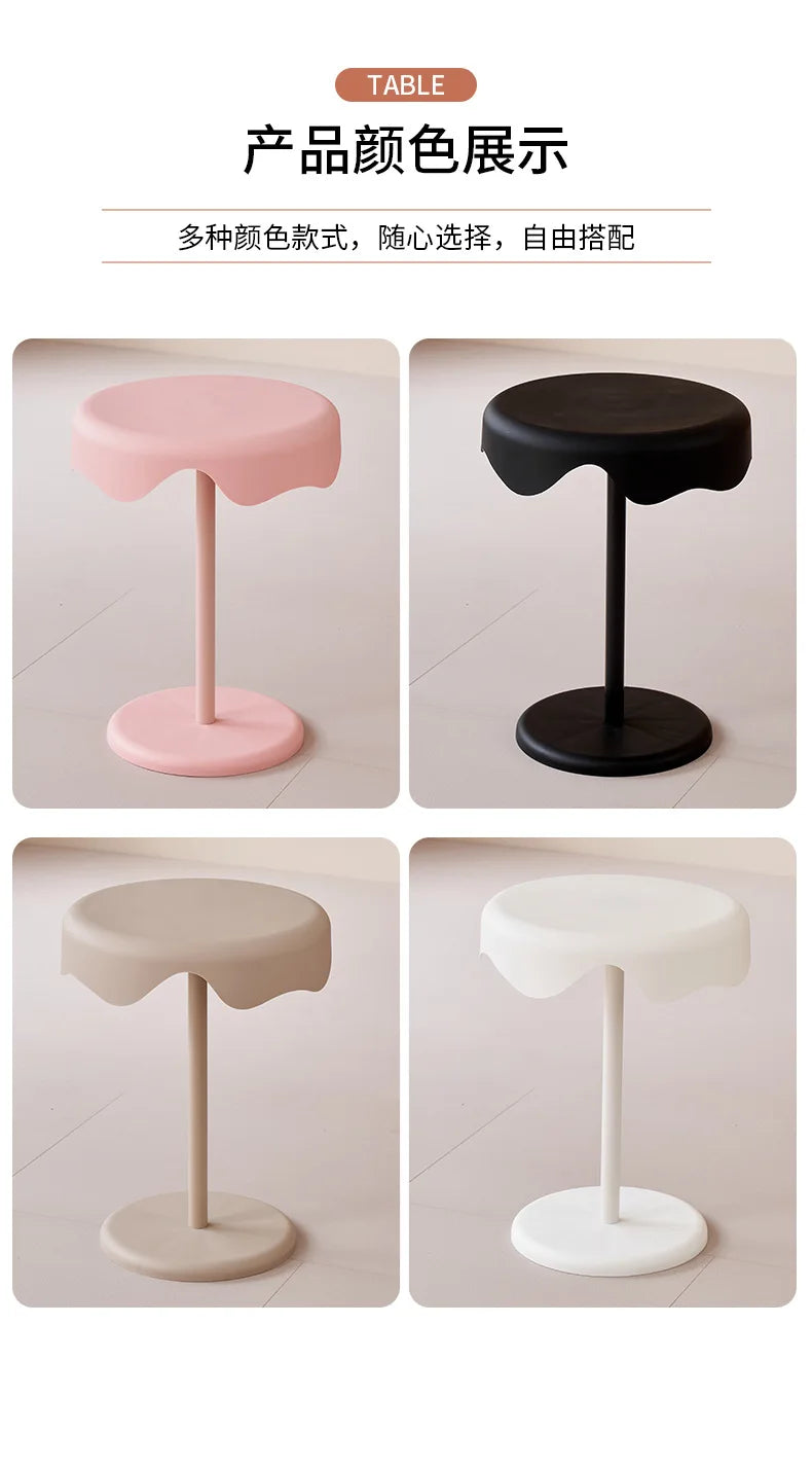 Internet celebrity ice cream rack coffee table mobile small side table bedside table tatami tea table sofa coffee table bed