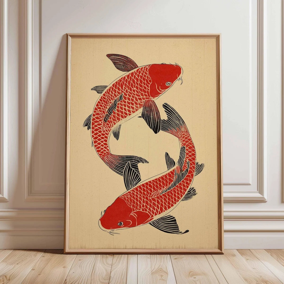 Japanese Red Koi Fish Canvas Prints Poster Modern Minimalism Aesthetic Art Prints Bedroom Kitchen Home Decor Art Poster Gifts The Home Essentials