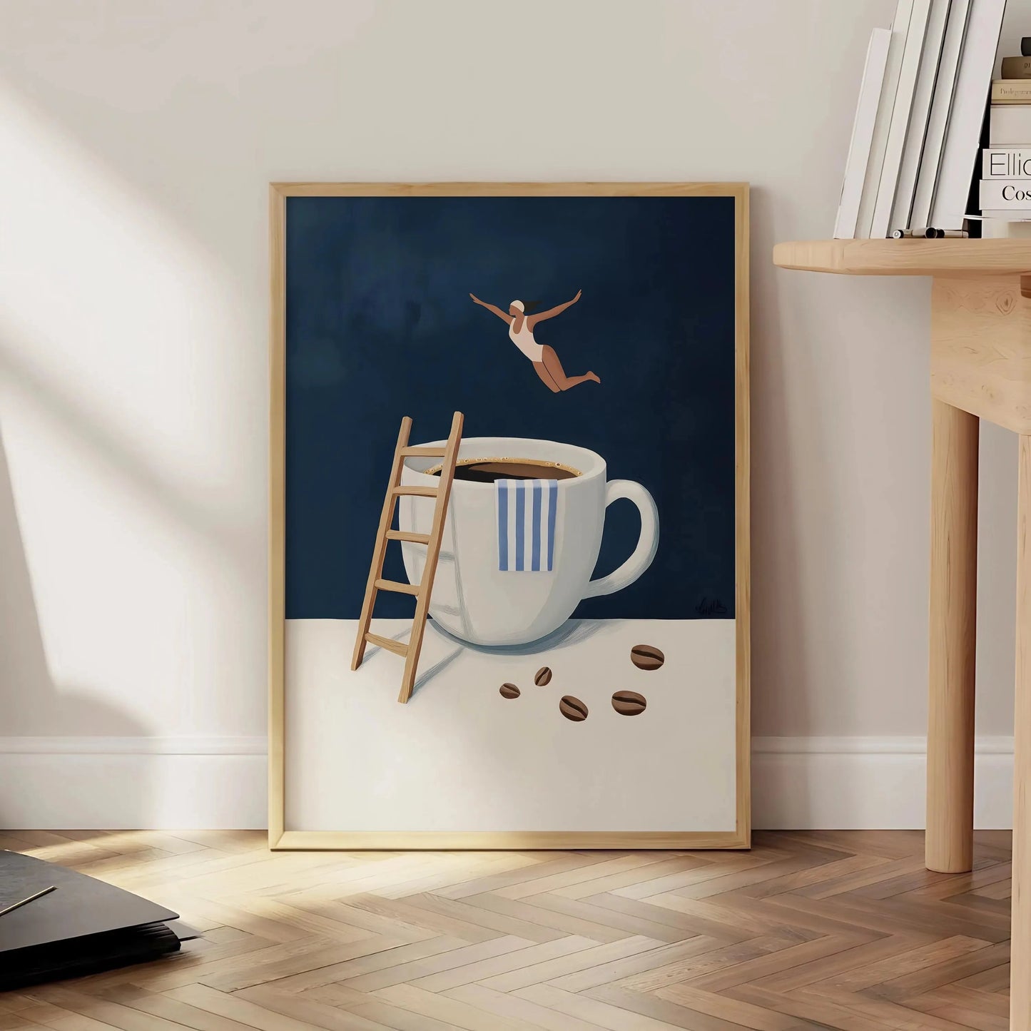 Coffee Diver Canvas Prints Kitchen Good Morning Coffee Wall Art Posters for Modern Living Room Home Decor Coffee Lovers Gifts The Home Essentials