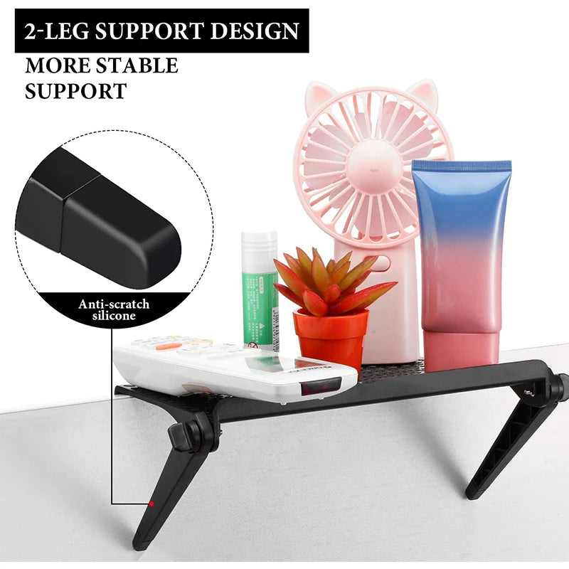 TV Screen Storage Shelves Adjustable Monitor Stand Computer Desktop Display Organizer Router Shelf Rack Home Office