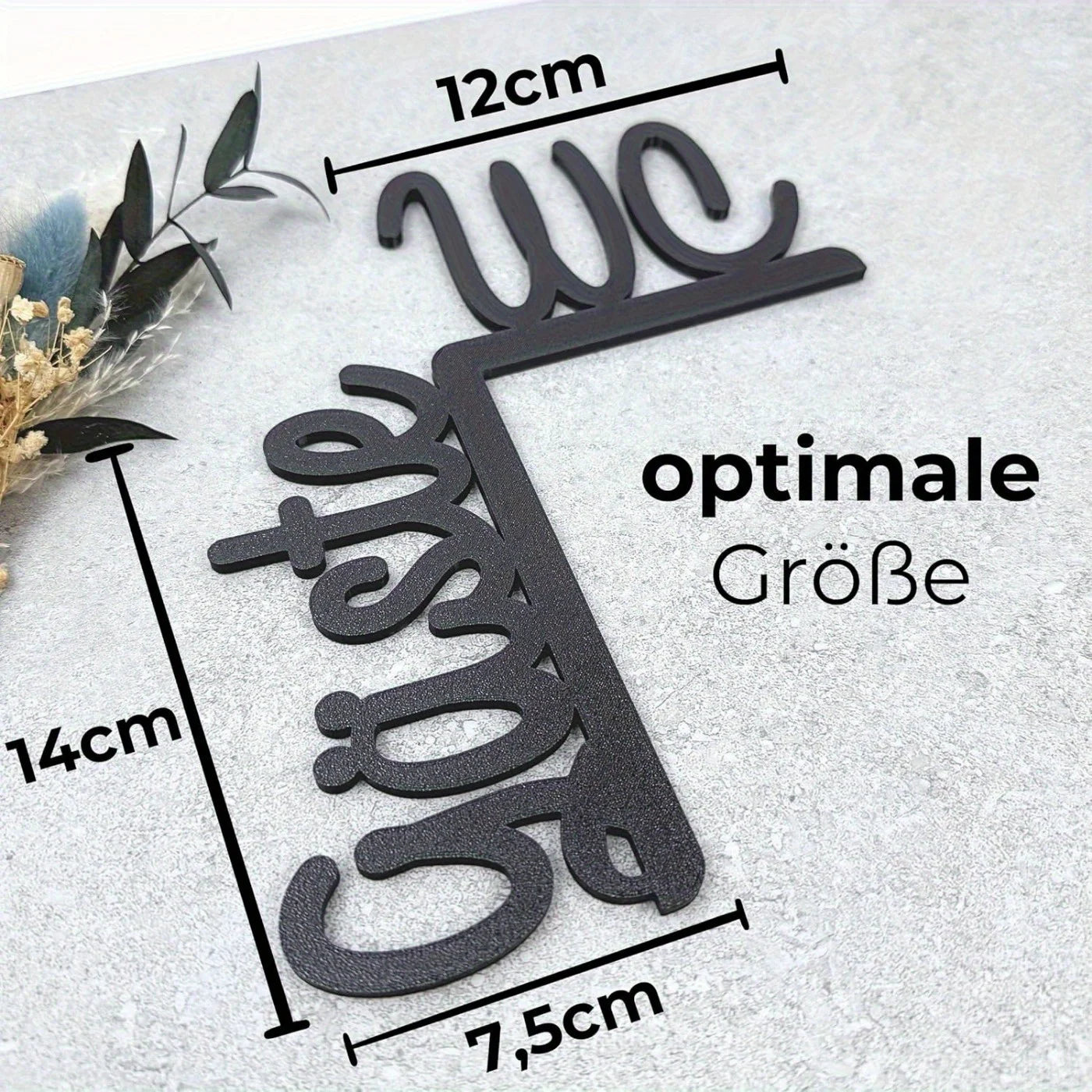 1pc Modern Metal Toilet Door Sign - Stylish Thinking Room Wall Sculpture - Home Decor Artwork - Decorative Door Frame Pendant The Home Essentials
