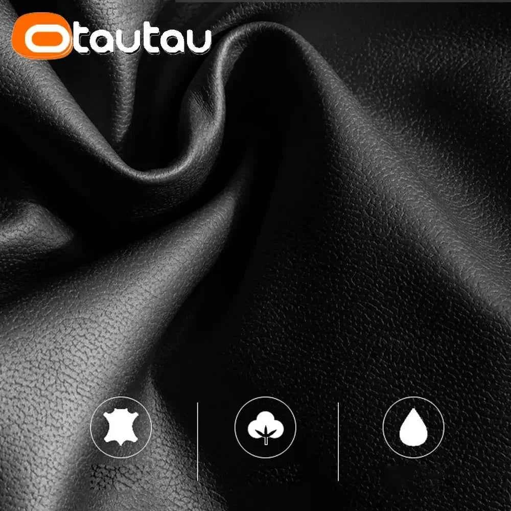 OTAUTAU 2.3ft 70cm Faux Leather Bean Bag Sofas with Filler Comfy Beanbag Sofa Puff Floor Seat Chaise Lounge Pouf Chair DD004