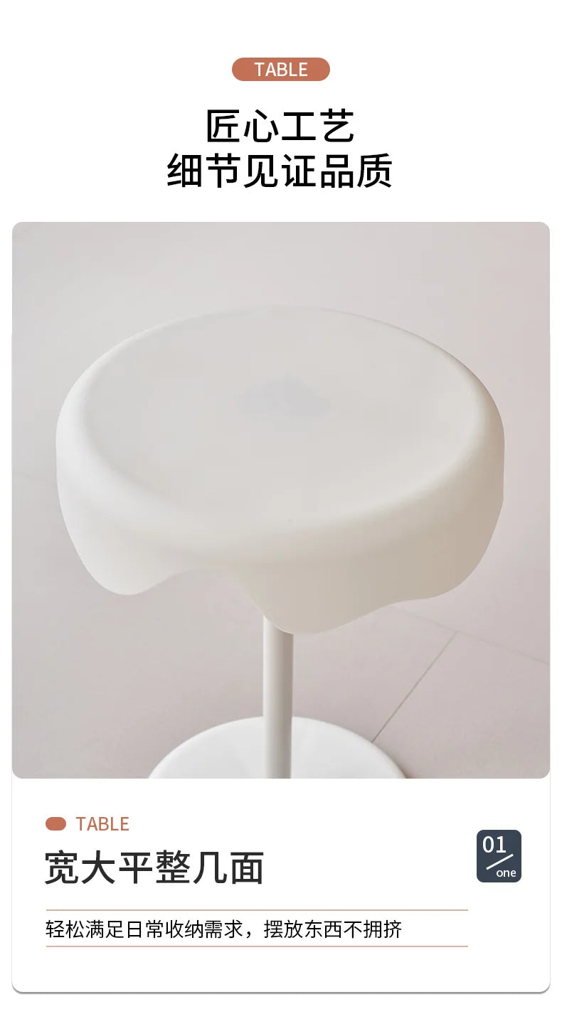 Internet celebrity ice cream rack coffee table mobile small side table bedside table tatami tea table sofa coffee table bed