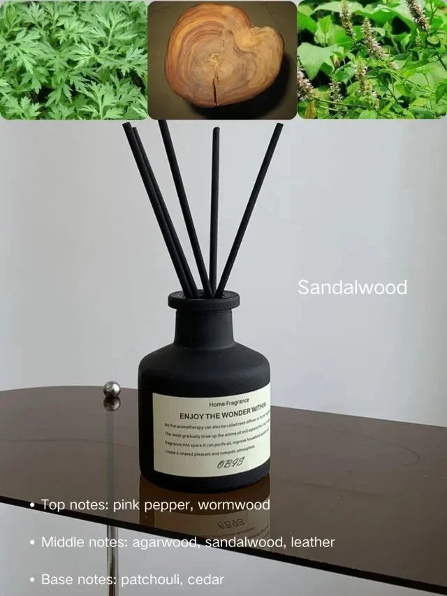 50ml Flameless Home Fragrance Room Flameless Freesia Jasmine Fragrance Oil with Reed Diffuser Stick Home Room Air Freshener Deco The Home Essentials