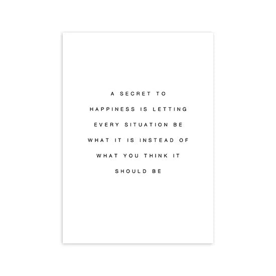 Nordic Motivational Quotes Text Posters Wall Art Pictures Print Letters Canvas Painting Office Home Living Room Decor The Home Essentials