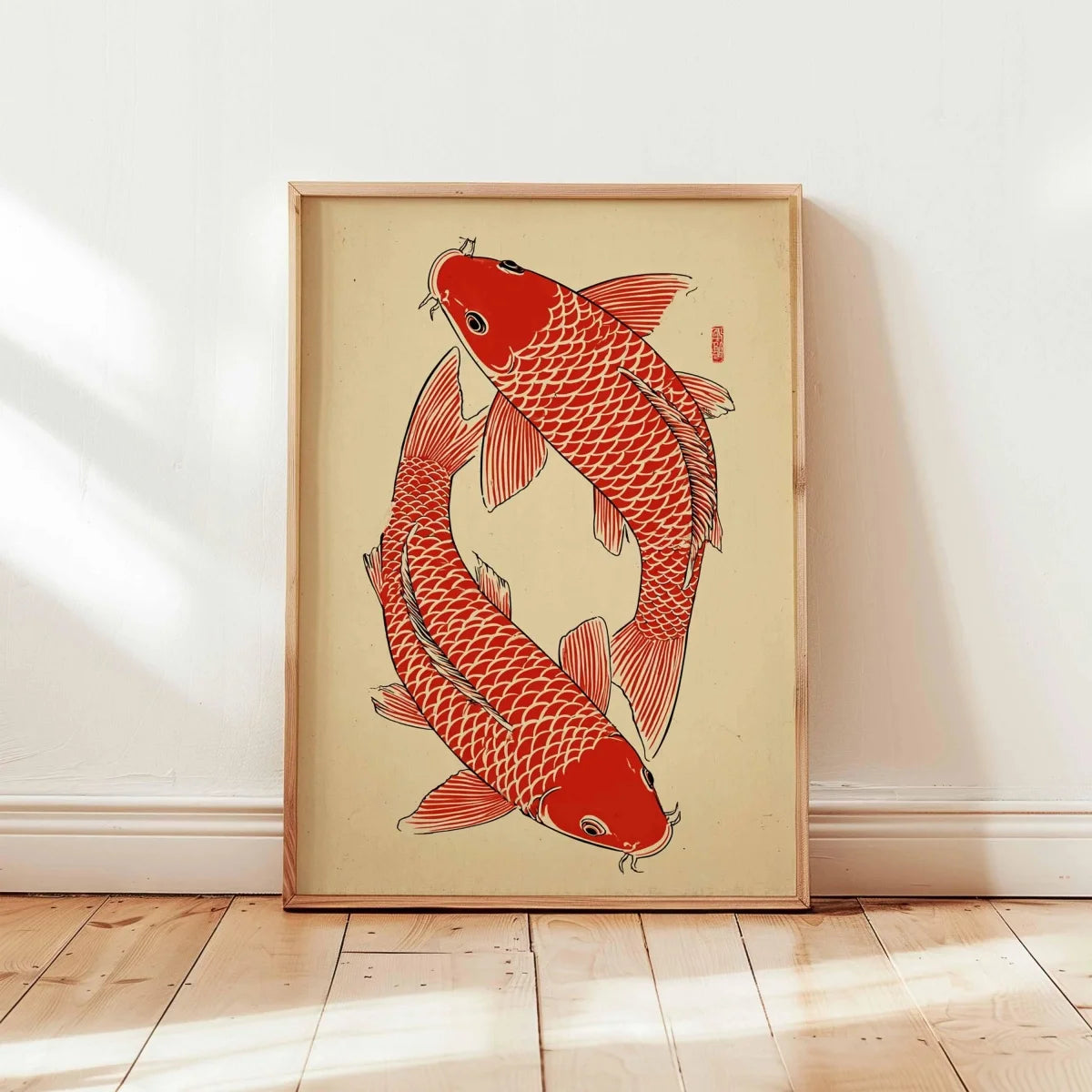 Japanese Red Koi Fish Canvas Prints Poster Modern Minimalism Aesthetic Art Prints Bedroom Kitchen Home Decor Art Poster Gifts The Home Essentials