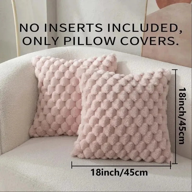 1pcs Pineapple Grid Turtle Pattern 3D Soft Plush Throw Pillowcase,Cream White For Living Room Sofa Bedroom Home Room Decor The Home Essentials