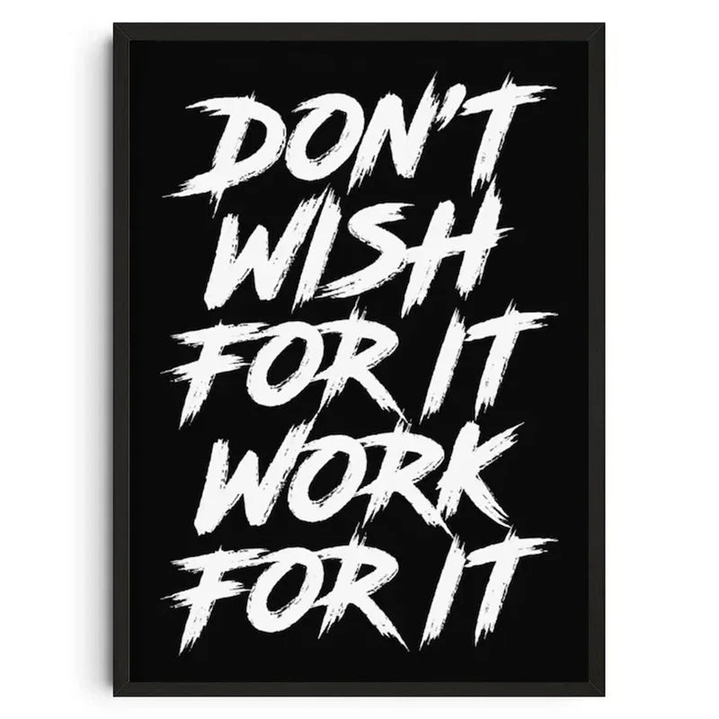 Gym Wall Art Poster Gym Inspirational Poster Home Gym Wall Decoration Gym Slogan Canvas Printing Decorative Painting Frameless The Home Essentials