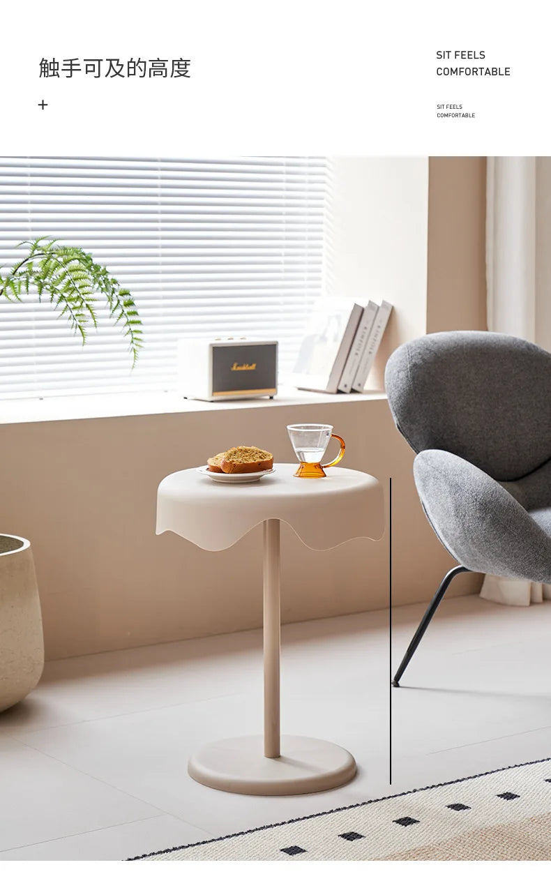 Internet celebrity ice cream rack coffee table mobile small side table bedside table tatami tea table sofa coffee table bed