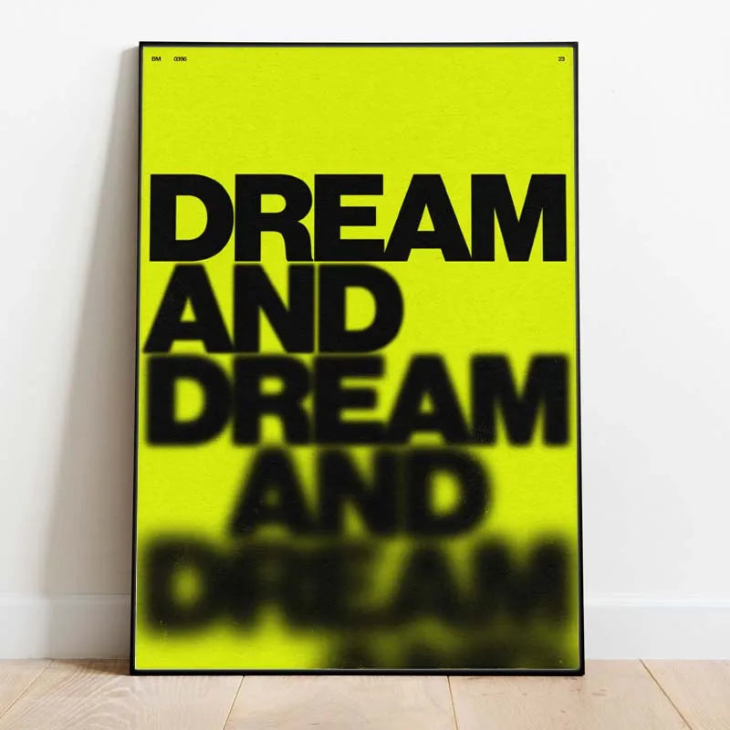 Modern Quotes Posters Retro Inspirational Words Canvas Print Calligraphy Wall Art Canvas Painting for Living Room Home Decor The Home Essentials