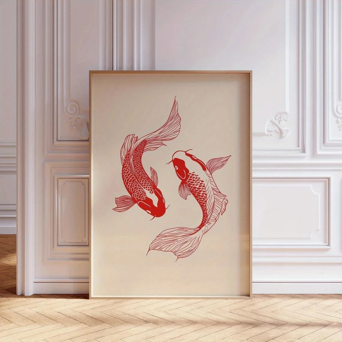 Japanese Red Koi Fish Canvas Prints Poster Modern Minimalism Aesthetic Art Prints Bedroom Kitchen Home Decor Art Poster Gifts The Home Essentials