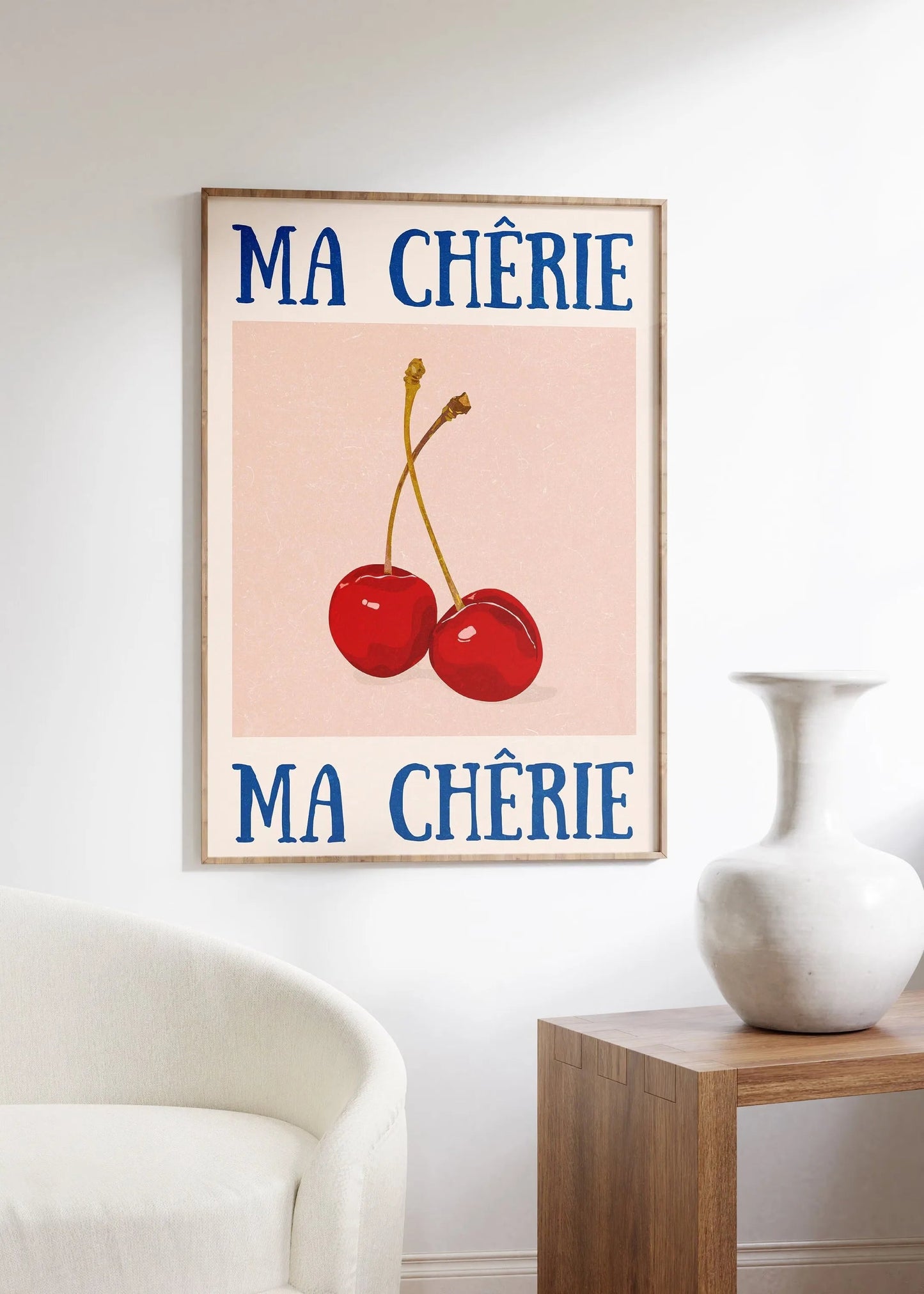 Amore Green Striped Canvas Printing Vino Wine Glass & Pepper Wall Art Poster Modern Living Room Bedroom Kitchen Home Decor Gifts The Home Essentials