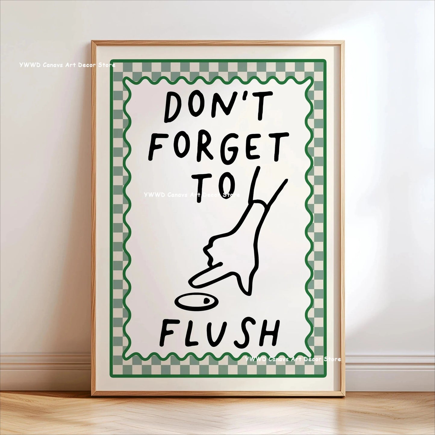 Wash Your Paws Black Cat Animal Canvas Print Funny Bathroom Quote Wall Art Poster for Modern Living Room Toilet Home Decor Gifts The Home Essentials
