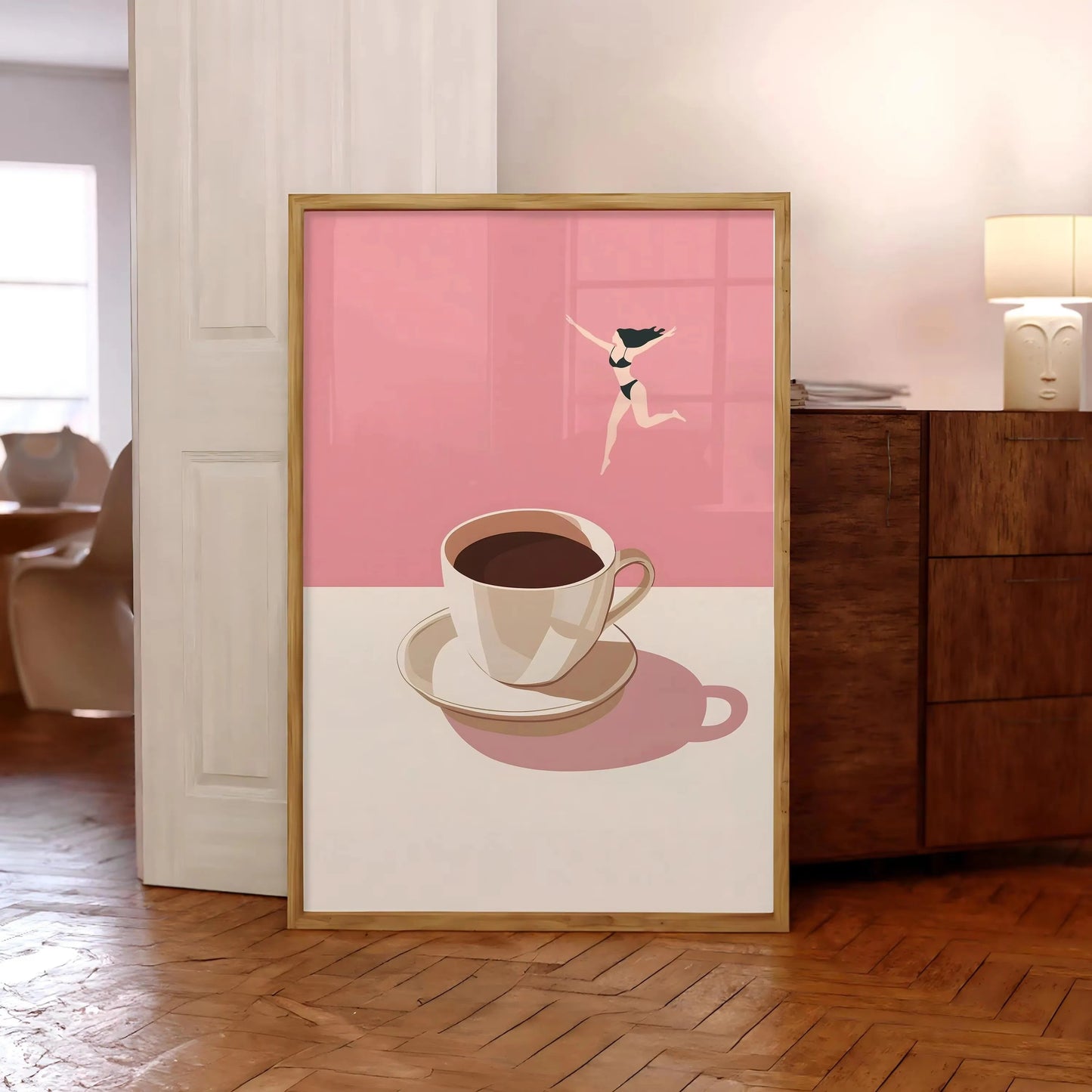 Coffee Diver Canvas Prints Kitchen Good Morning Coffee Wall Art Posters for Modern Living Room Home Decor Coffee Lovers Gifts The Home Essentials