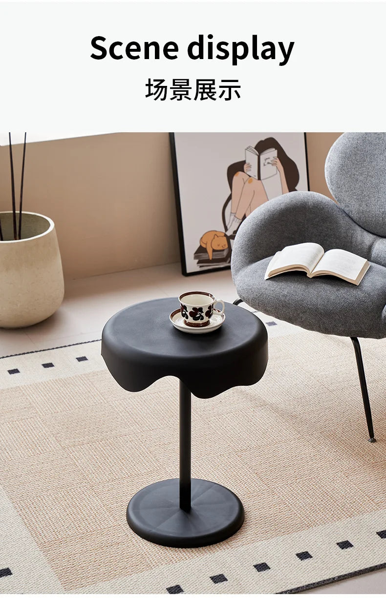 Internet celebrity ice cream rack coffee table mobile small side table bedside table tatami tea table sofa coffee table bed
