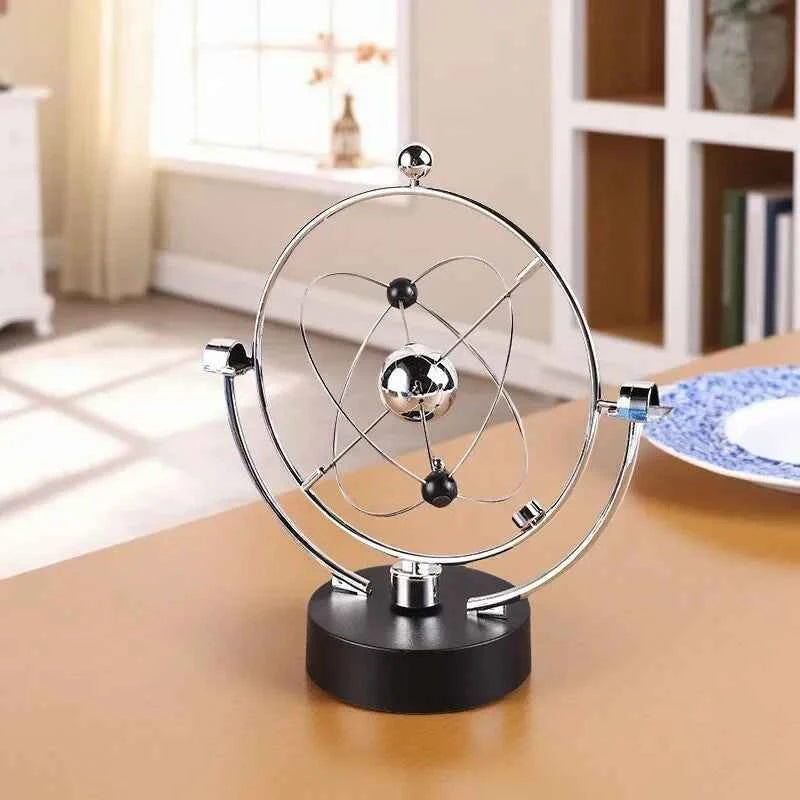 Rotation Perpetual Motion Newton Pendulum Balance Ball 24.5cm 9.65in 11cm 4.33in Physics Tumbler Home Desk Decorations Toy Gift