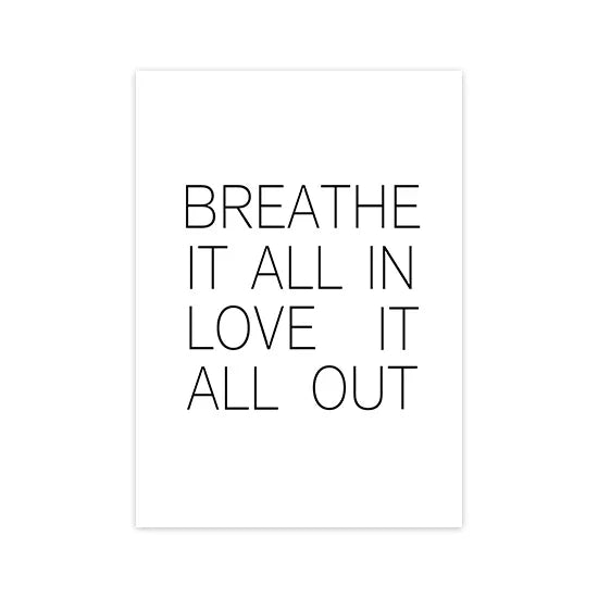 Nordic Motivational Quotes Text Posters Wall Art Pictures Print Letters Canvas Painting Office Home Living Room Decor The Home Essentials