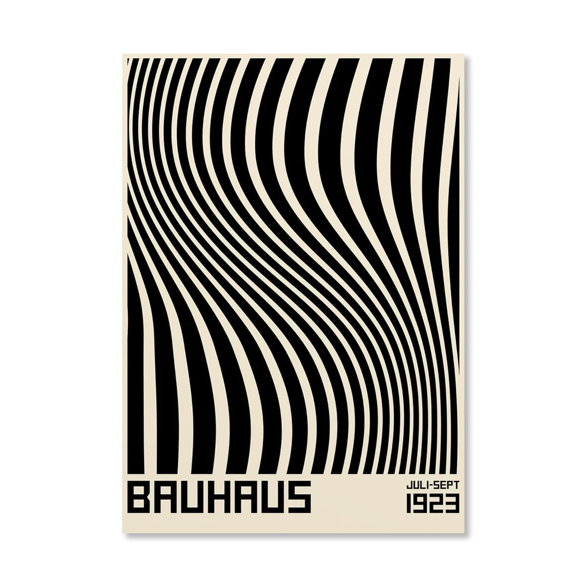 Abstract Orange Bauhaus Geometric Poster Pop Art Sunrise & Bicycle Wall Art Prints for Modern Living Room Dormitory Home Decor The Home Essentials