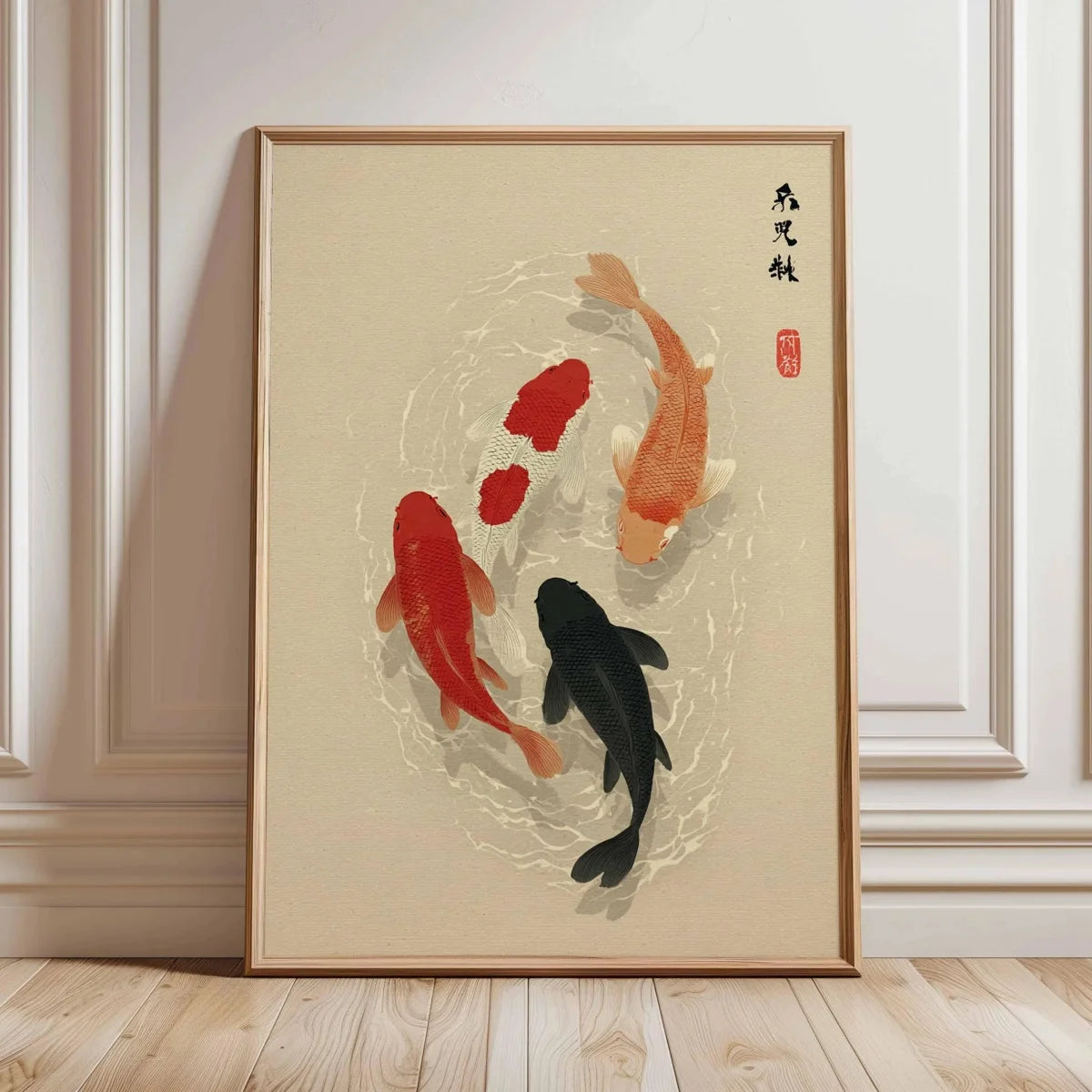 Japanese Red Koi Fish Canvas Prints Poster Modern Minimalism Aesthetic Art Prints Bedroom Kitchen Home Decor Art Poster Gifts The Home Essentials