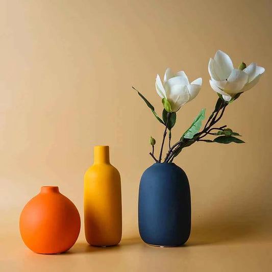 Colorful Nordic Ceramic Vase for Shelf & Tabletop The Home Essentials