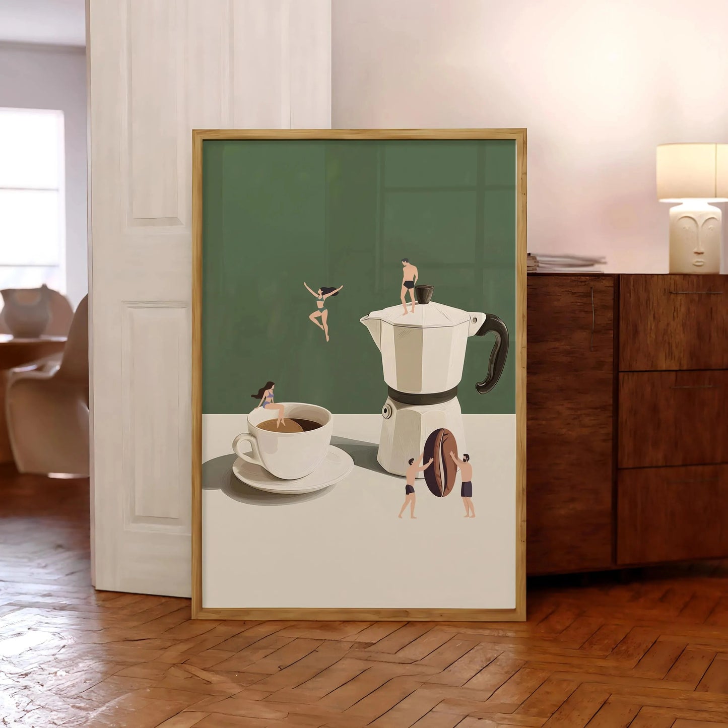 Coffee Diver Canvas Prints Kitchen Good Morning Coffee Wall Art Posters for Modern Living Room Home Decor Coffee Lovers Gifts The Home Essentials
