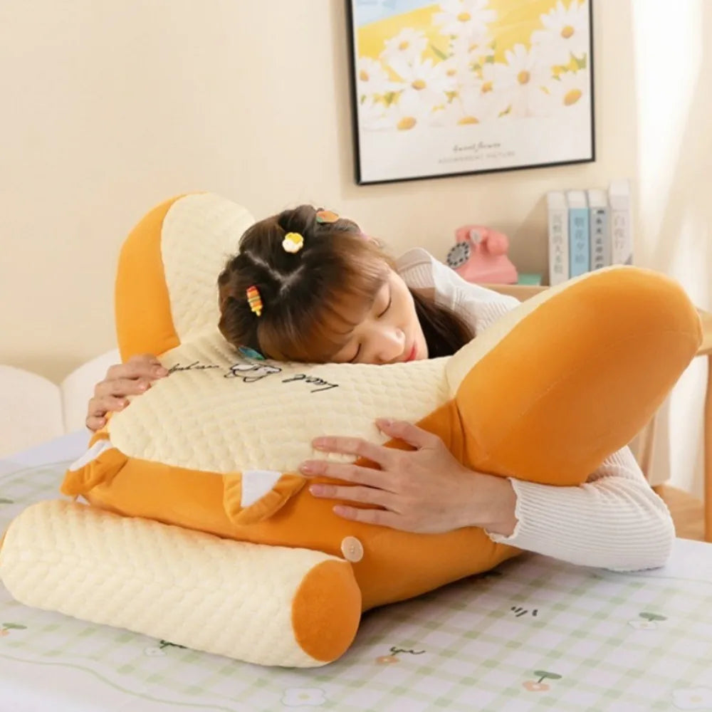 1pc Adjustable Reading Pillow - Ergonomic Back Support Cushion for Bed/Sofa/Floor, Gray Quilted Breathable Design The Home Essentials