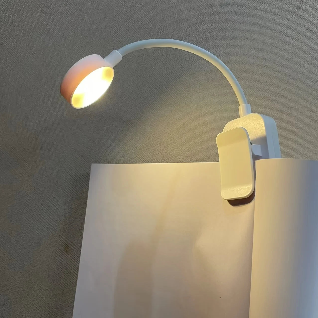 1pc USB Charging Adjustable Reading Light -3 Color Modes, Eye Protection LED, Portable Book Night Light, Office Study Supplies