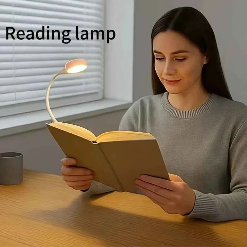 1pc USB Charging Adjustable Reading Light -3 Color Modes, Eye Protection LED, Portable Book Night Light, Office Study Supplies